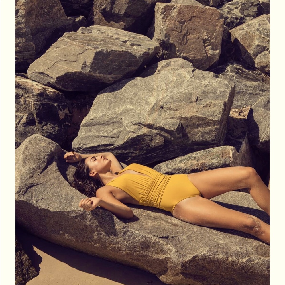 🍍 Sauipe Eva Mustard Swimsuit 🍍